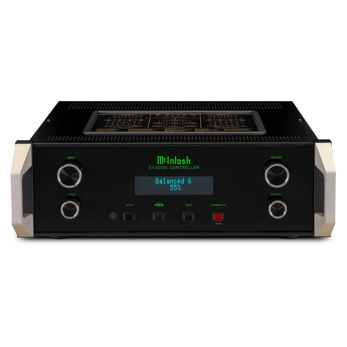 McIntosh C12000 Stereo Preamplifier 75th Anniversary Edition - front view of controller unit