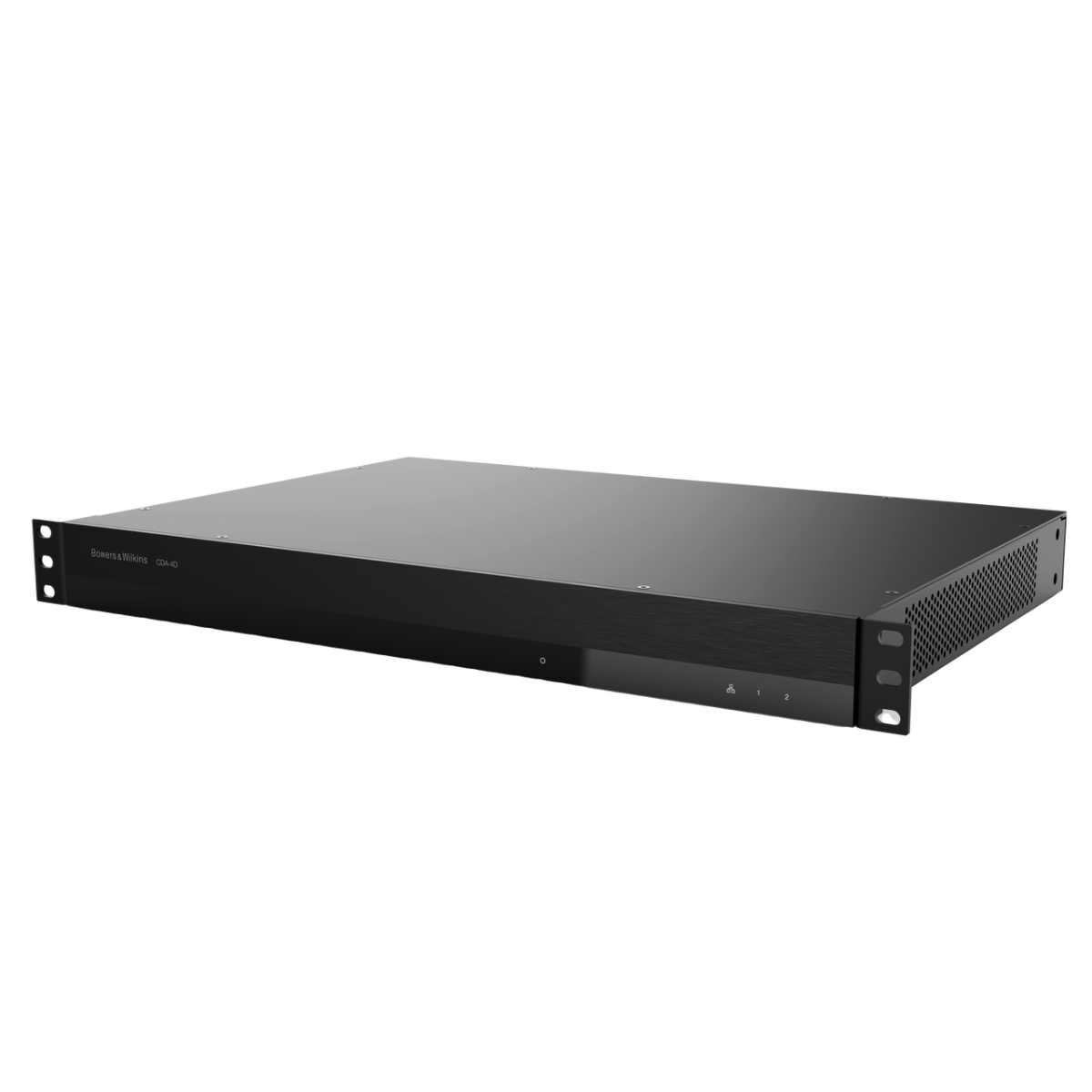 Bowers & Wilkins SCDA-4D Rack-Mount Amplifier, Black, front left angle
