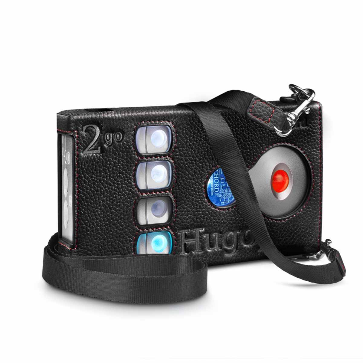 Chord Electronics Hugo 2 2GO Premium Leather Case - right angle side view