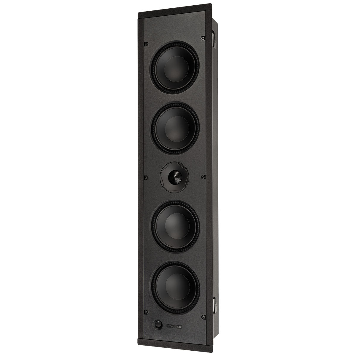 Paradigm CI Elite E3 LCR V2 In-Wall LCR Speaker - front view angled left without grille