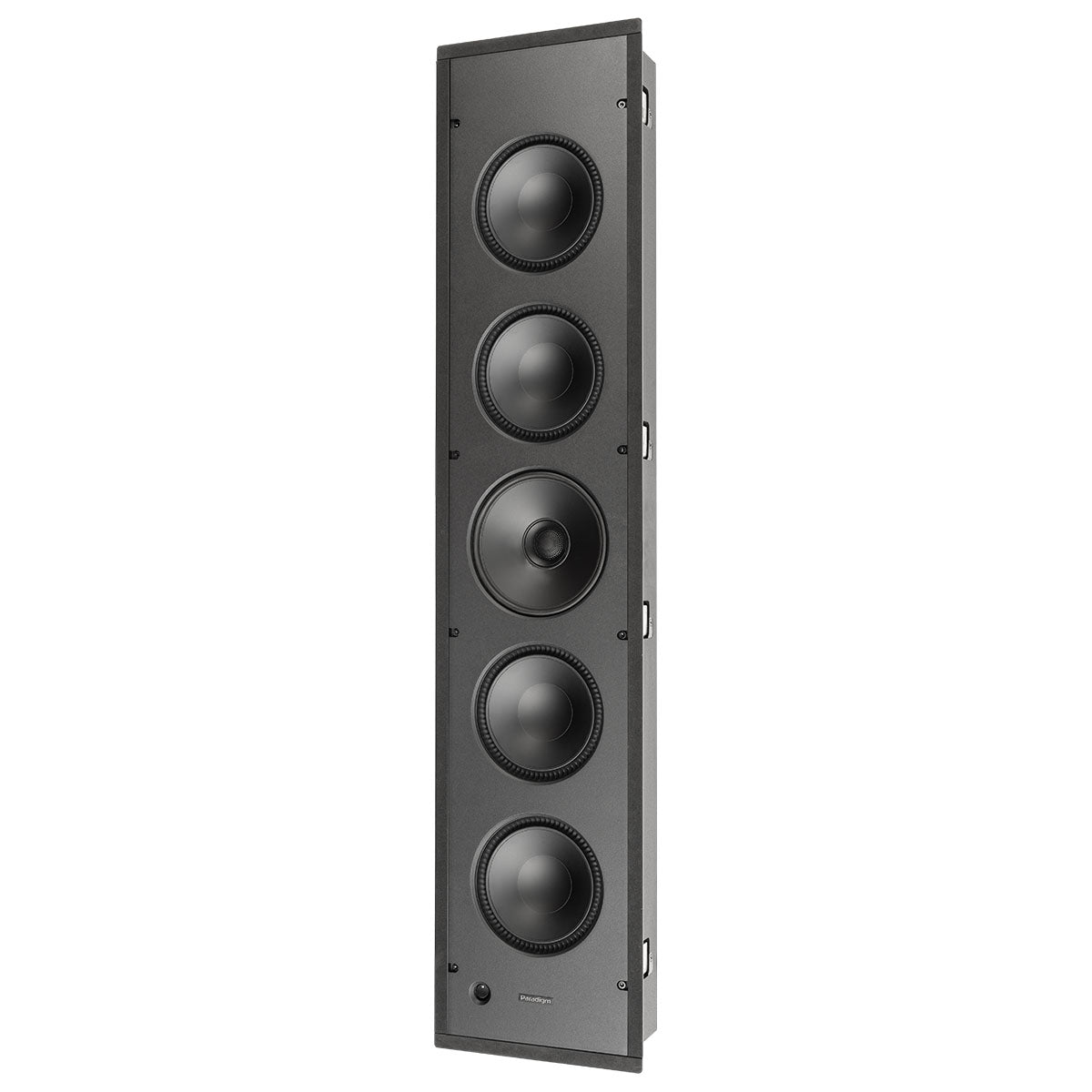 Paradigm CI Elite E5 LCR V2 In-Wall LCR Speaker - front view angled left without grille