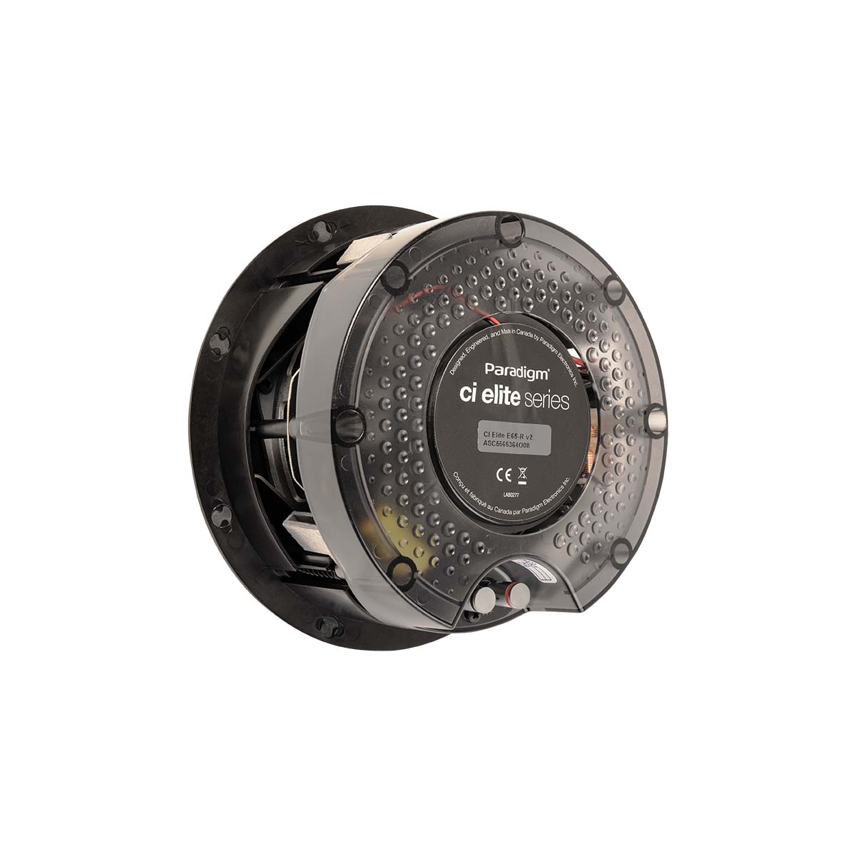 Paradigm CI Elite E65-R V2 6.5" In-Ceiling Speaker - front view angled right