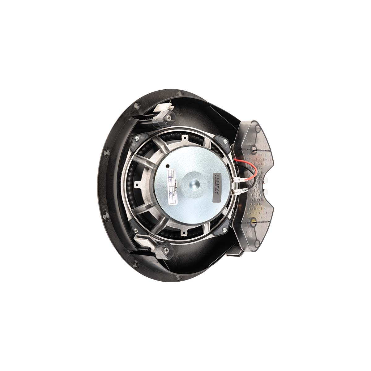 Paradigm CI Elite E80-A V2 8" Angled In-Ceiling Speaker rear view angled right