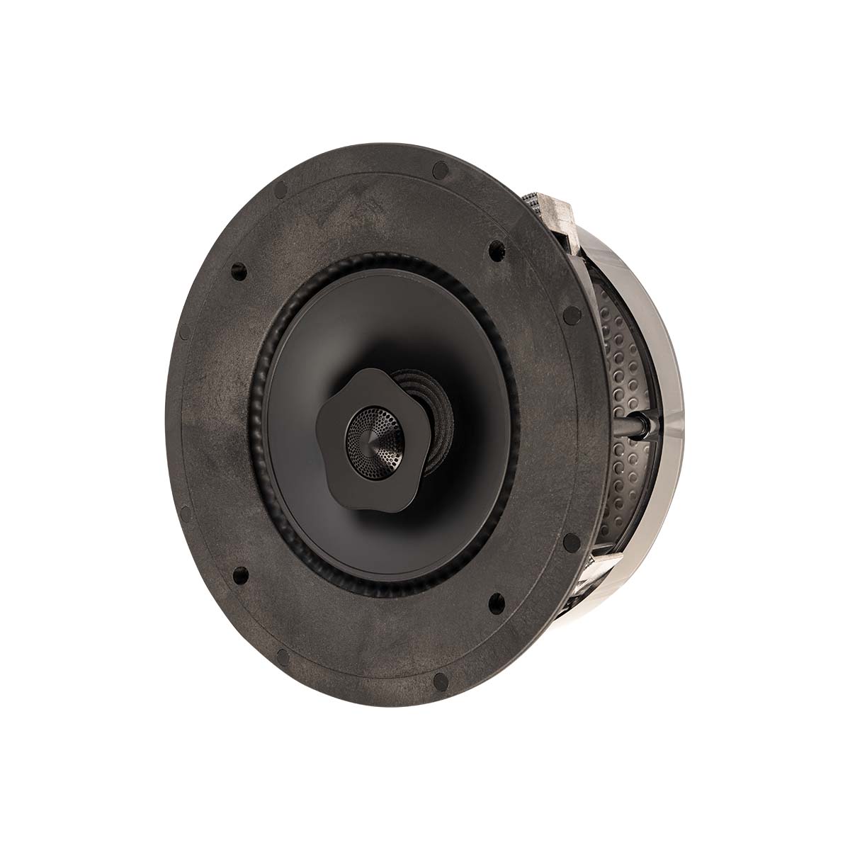 Paradigm CI Elite E80-R V2 8" In-Ceiling Speaker - front view angled left without grille
