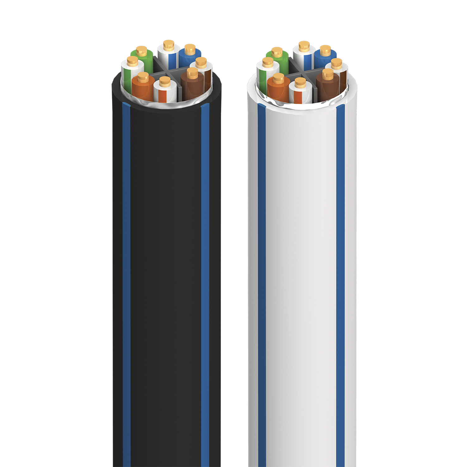 AudioQuest CAT 600 FMJ CL3/FT4 In-Wall Rated Bulk CAT6 RJ/E Ethernet Cable - front view