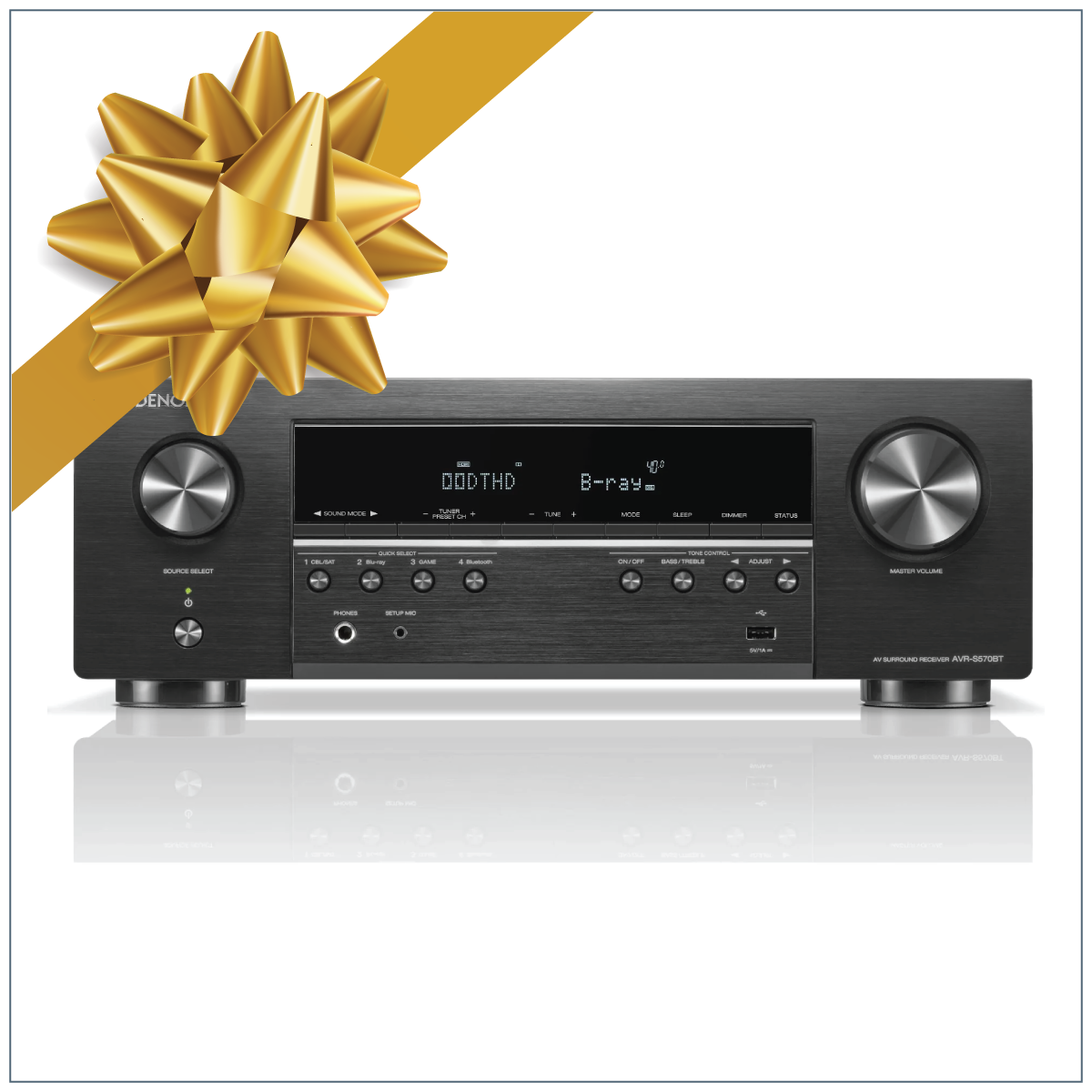 Denon AVR-S570H 5.2 Channel Receiver