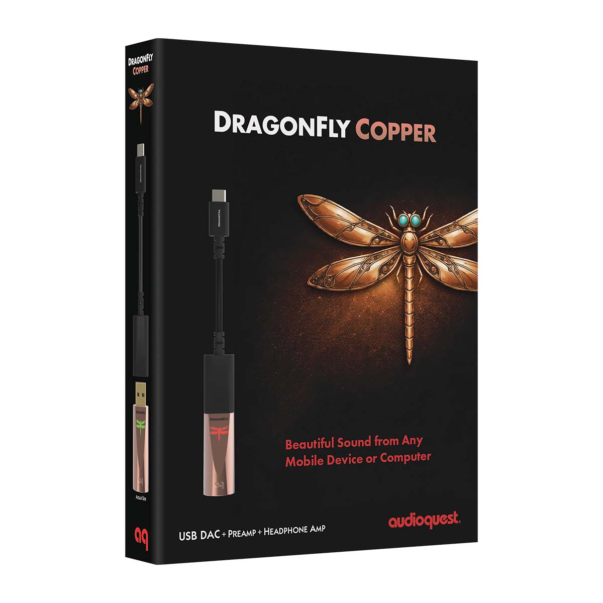 AudioQuest Dragonfly Copper USB DAC - retail box