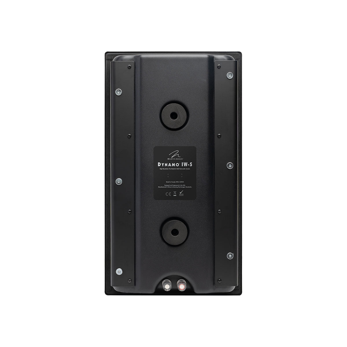 MartinLogan Dynamo IW-S In-Wall Subwoofer rear view