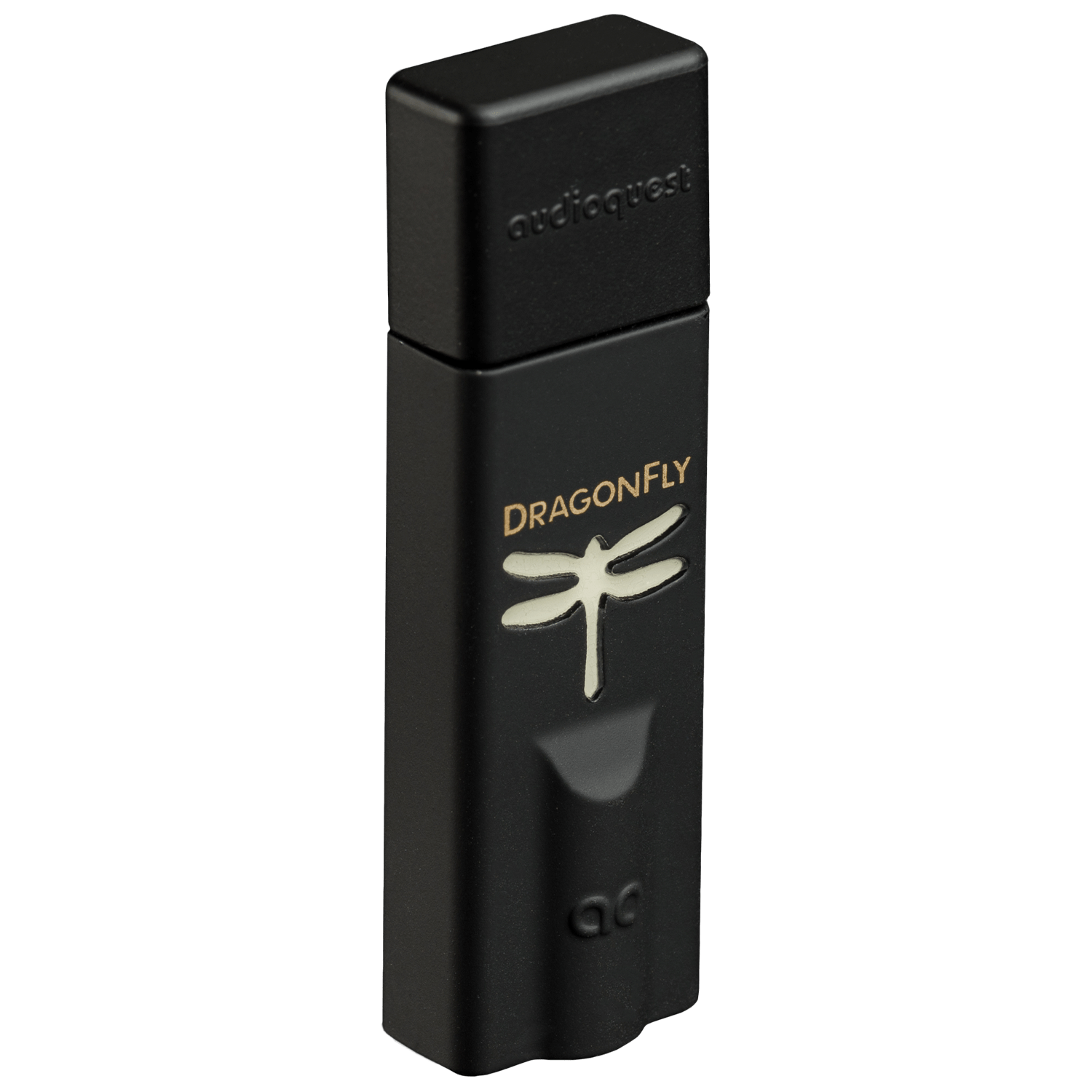 AudioQuest DragonFly Black v1.5 USB Digital-to-Analog Converter - front view