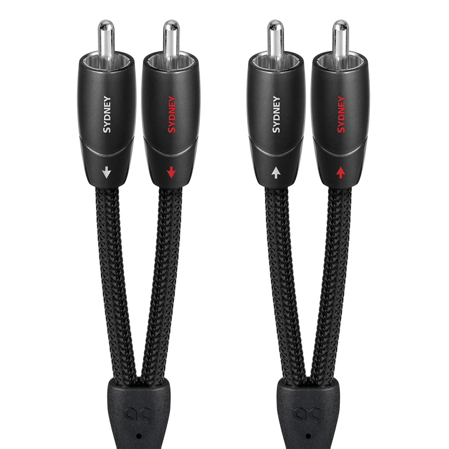 AudioQuest Sydney RCA > RCA Audio Interconnect Cable - front view