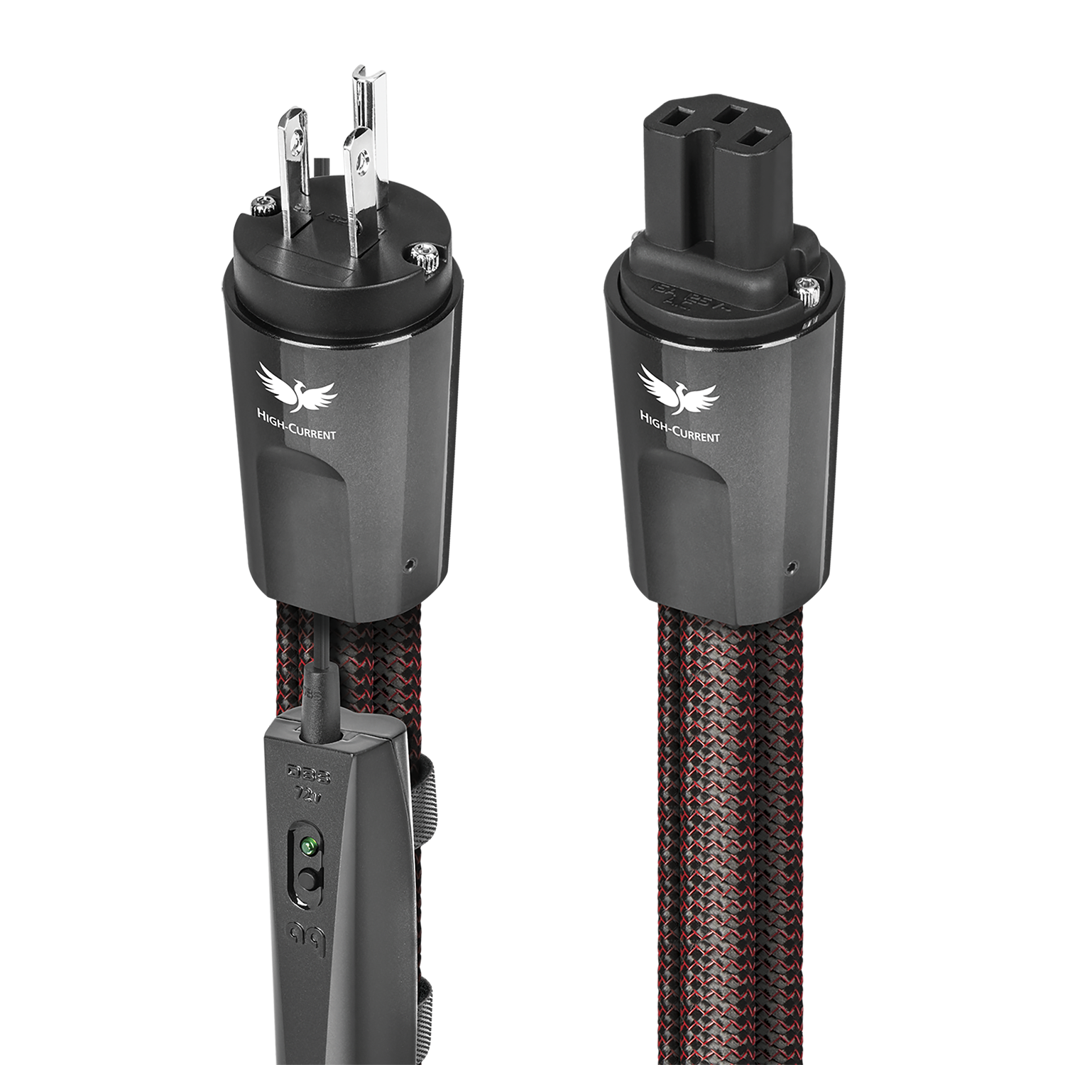 AudioQuest Firebird High (Variable) Current Power Cable - front view