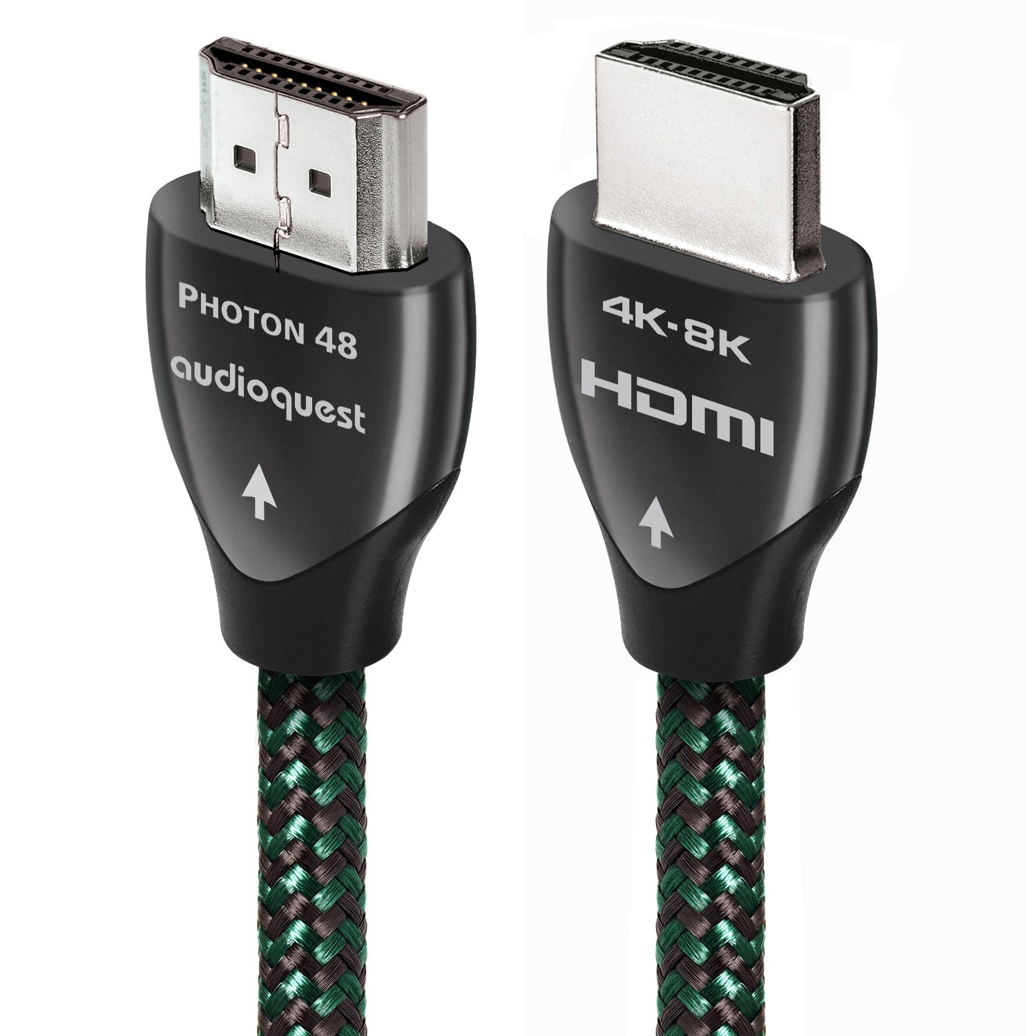 AudioQuest Photon 48 2.1 HDMI Cable - 8K/10K Ultra HD, Gaming, High-Speed, 48Gbps, HDR, eARC - front view