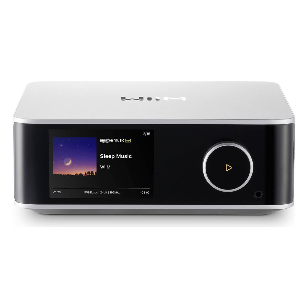 WiiM Ultra Digital Music Hub - silver - front view