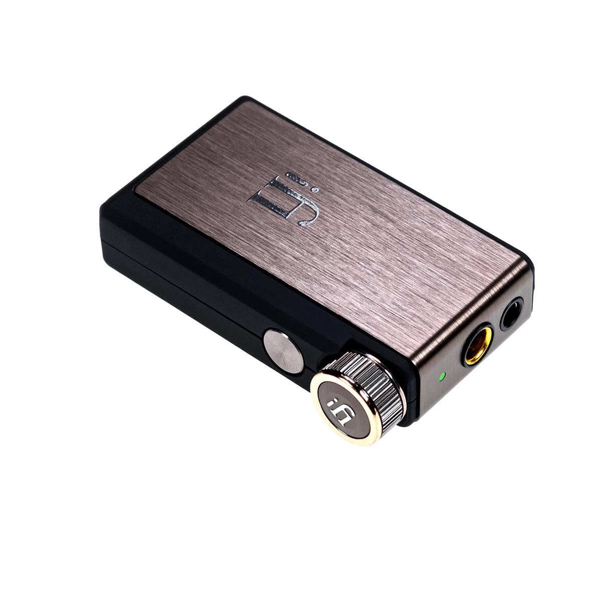 iFi GO BLU Headphone DAC & Amp, top angle