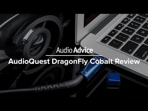AudioQuest DragonFly Cobalt USB Digital-to-Analog Converter - front view