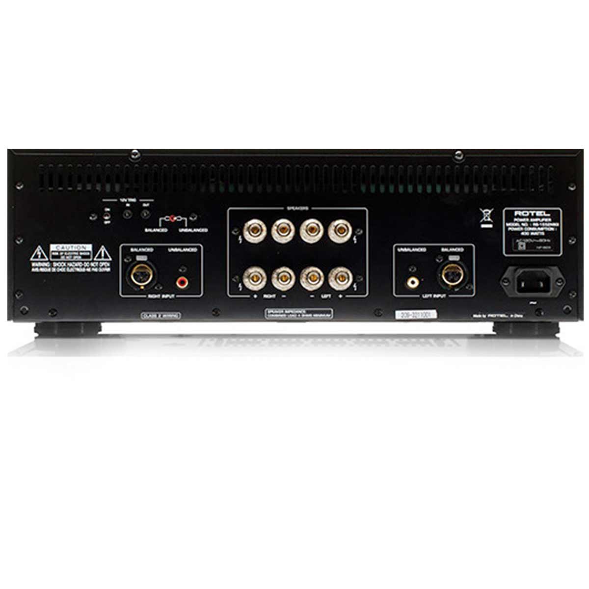 ROTEL:RB1552-MKII-BLK-BSA Rear