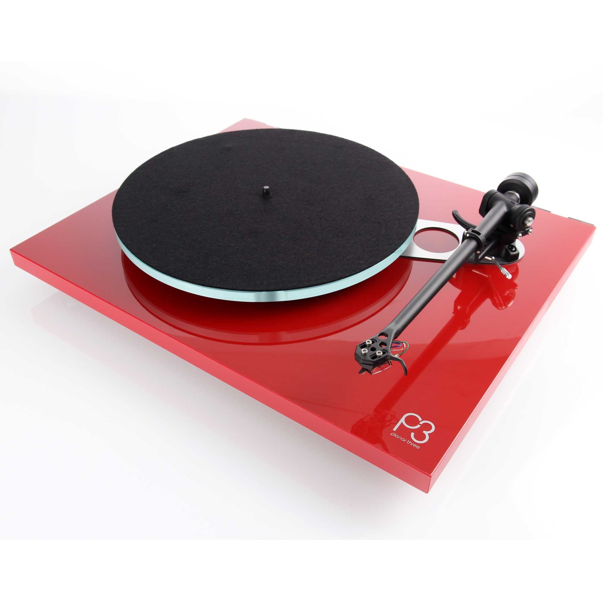 Rega Planar 3 Turntable in red