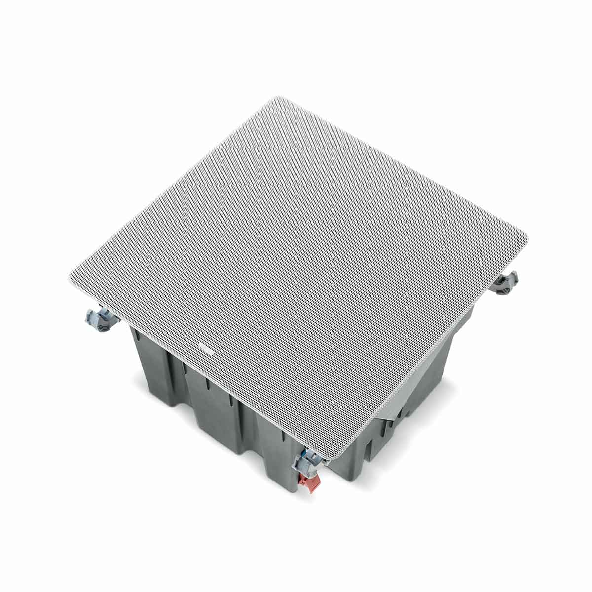 Focal 1000 ICLCR5 In-Ceiling Speaker angled front view with grille