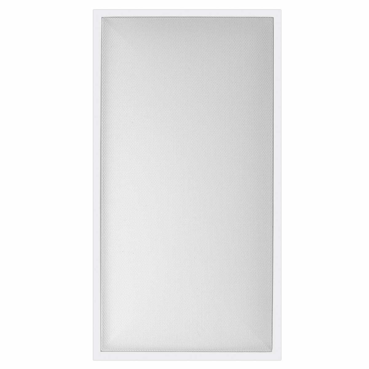 front view with grille off