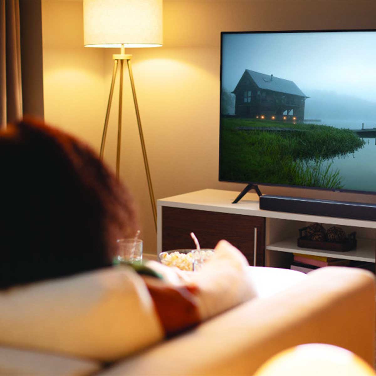 JBL Bar all-in-one in a living room