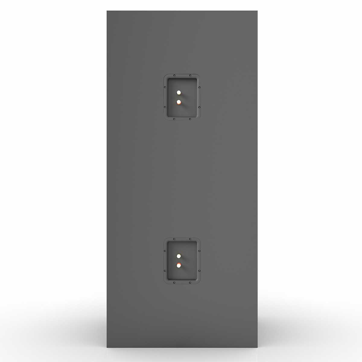 front horizontal view