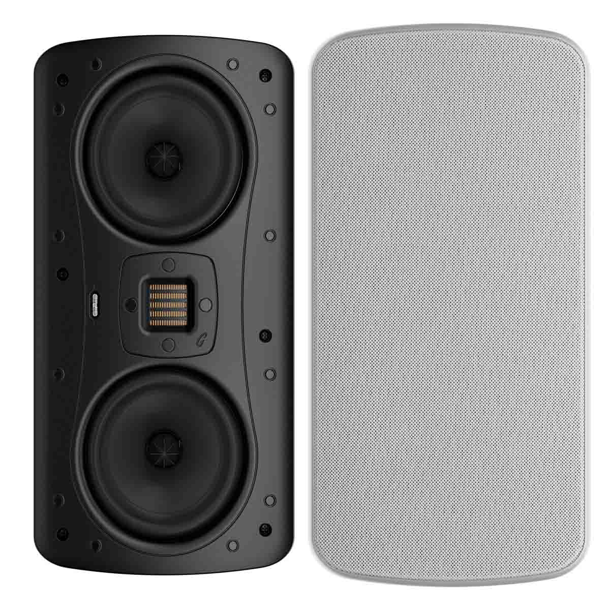 GoldenEar Invisa Junior Point Source (JPS) In-Wall Loudspeaker - Each vertical front view of speaker and grille