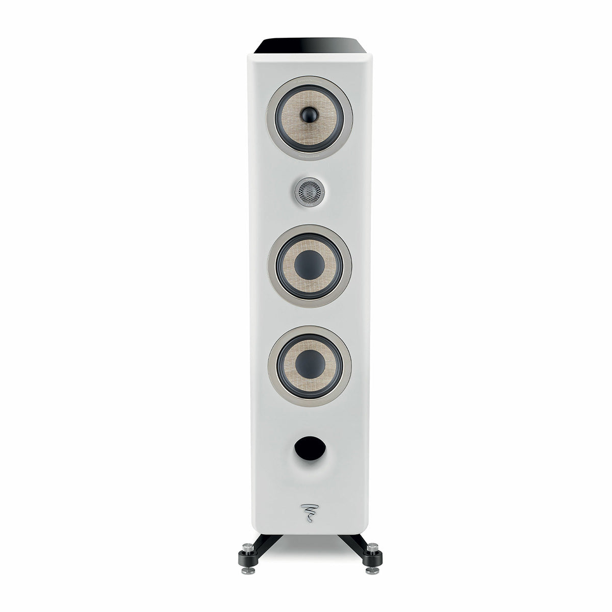 Focal Kanta N°2 Floorstanding Speakers - White High Gloss / White Matte - single