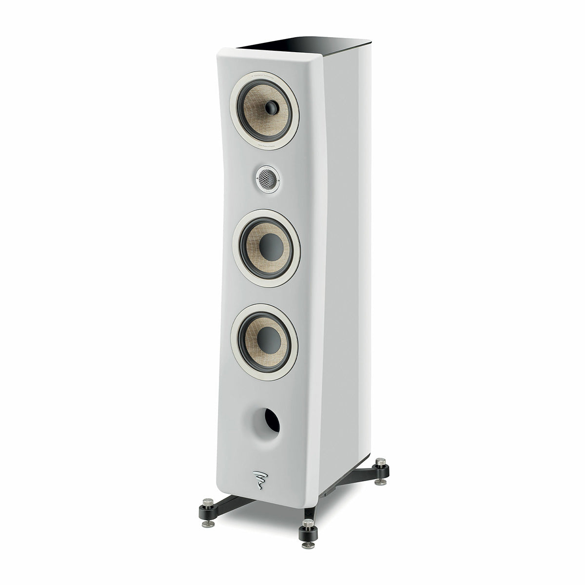 Focal Kanta N°2 Floorstanding Speakers - White High Gloss / White Matte - single