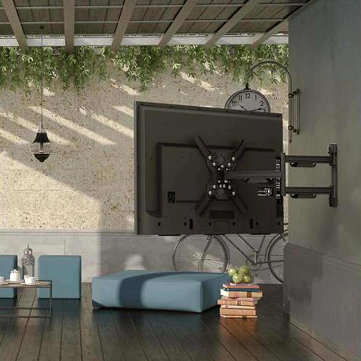 Right side profile view