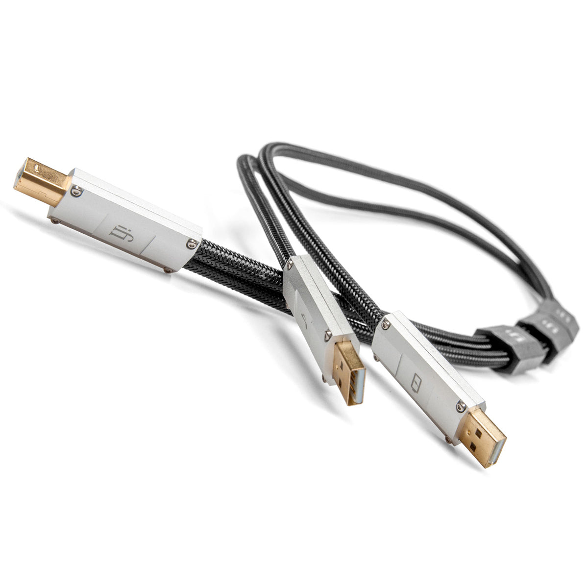 Gemini Dual Headed Audiophile USB Cable - 0.7m