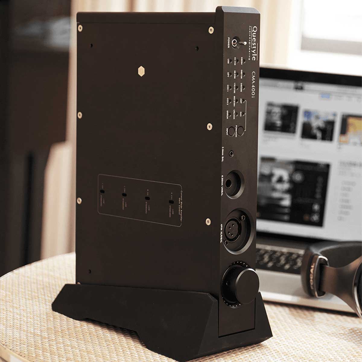 Lifestyle image of Questyle CMA 400i DAC with Headphone Amp