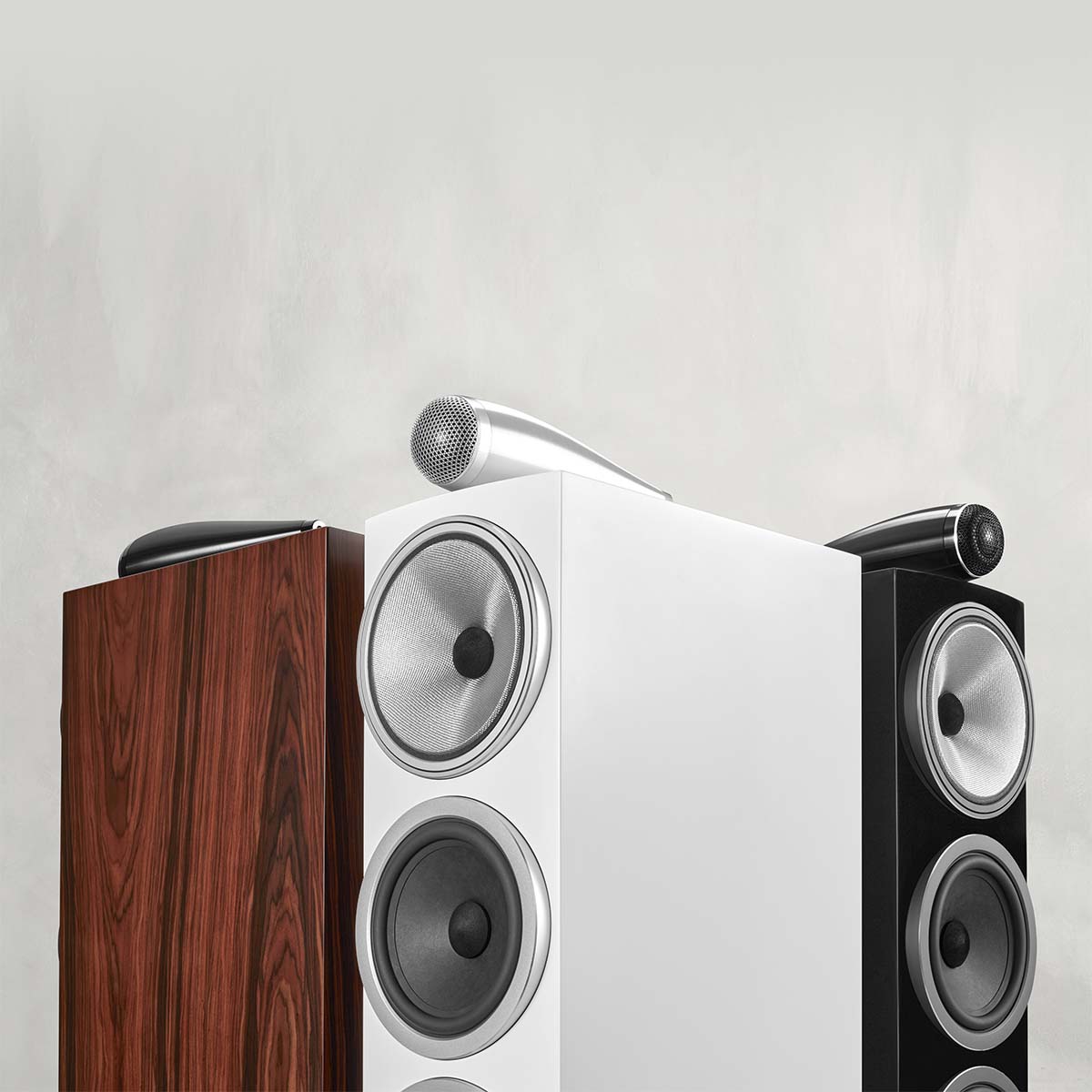 Lifestyle image of Bowers & Wilkins 703 S3 3-Way Floorstanding Loudspeakers in mocha