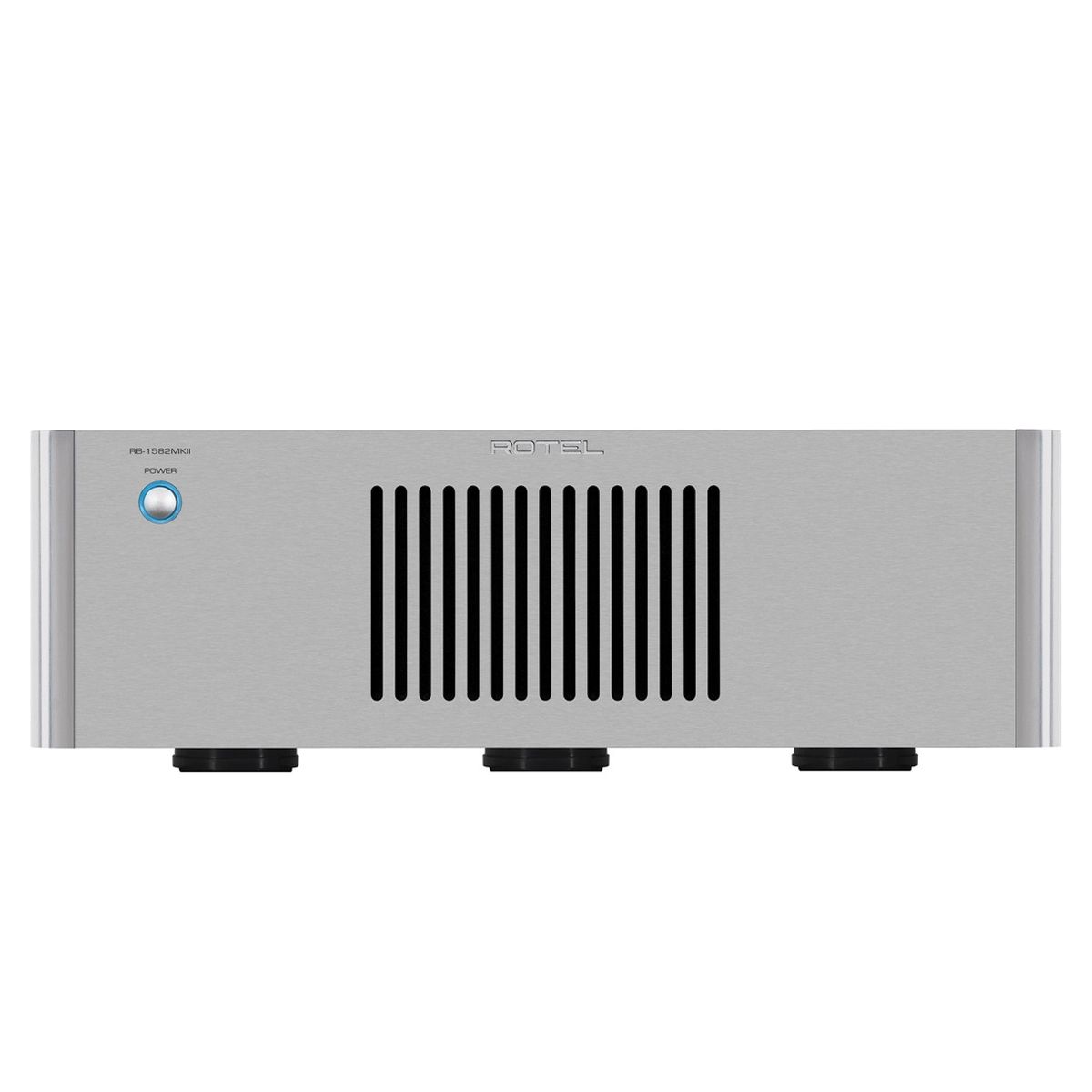 Rotel RB-1552 MKII Stereo Class A/B Power Amplifier in silver