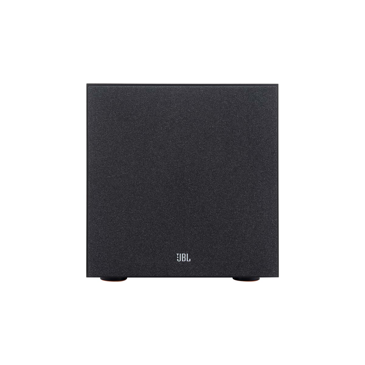 JBL Stage 2 200P 10-inch 300W Powered Subwoofer - Black - front view with grille
