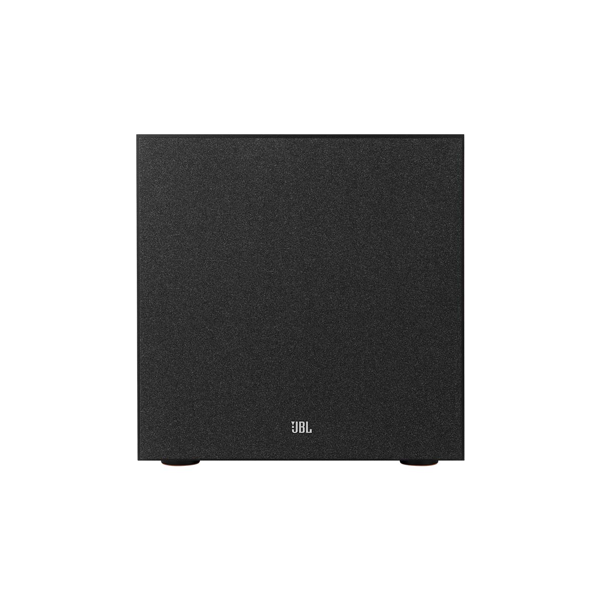 JBL Stage 2 220P 12-inch 500W Powered Subwoofer - Black - front view with grille