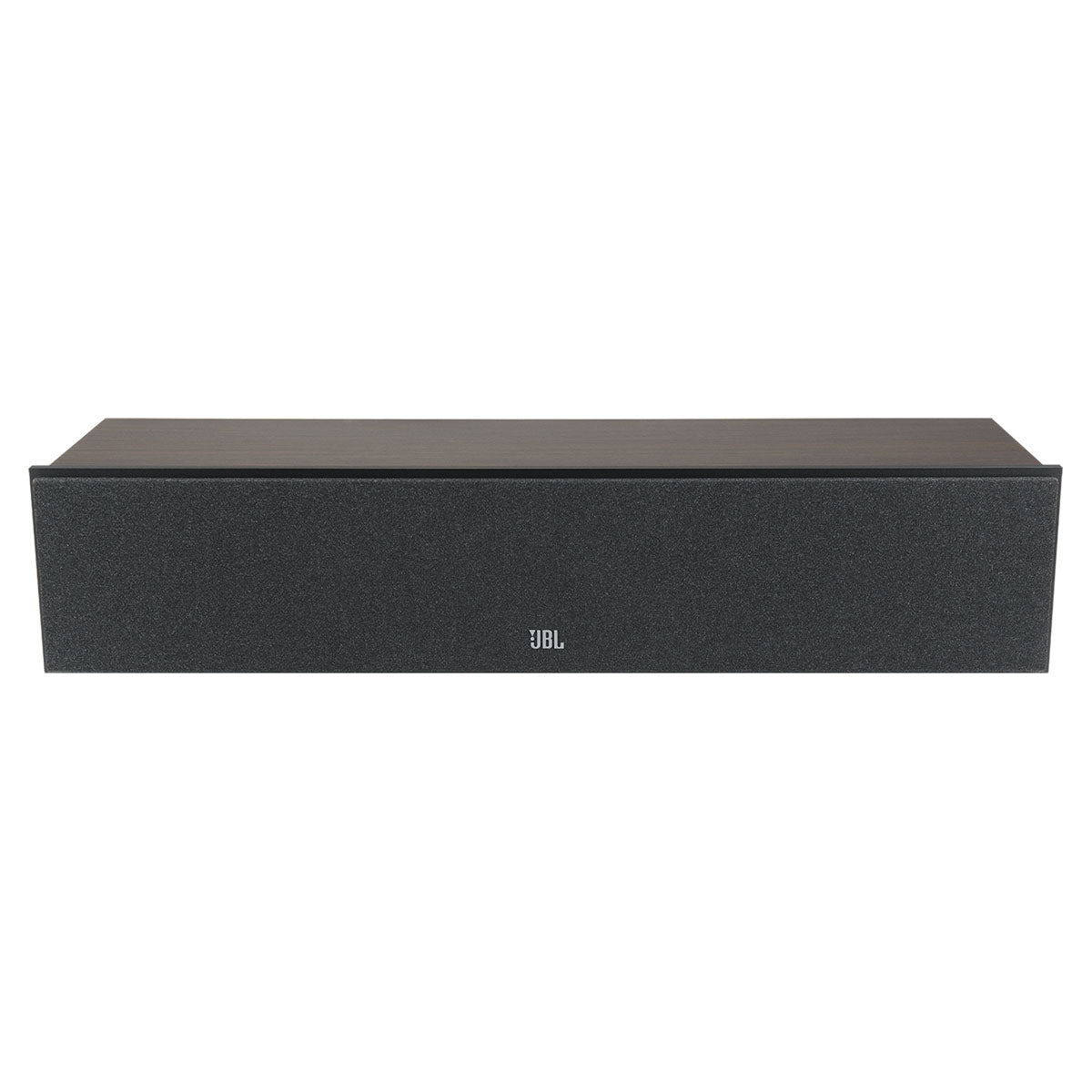 JBL Stage 2 245C 2.5-Way Quad 4.5-inch Center Channel Loudspeaker - Black - top angle front view with grille