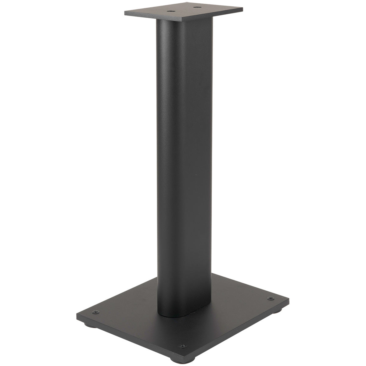 JBL Stage 2 FS Floorstands Black - single stand with no speaker three-quarter view angled left