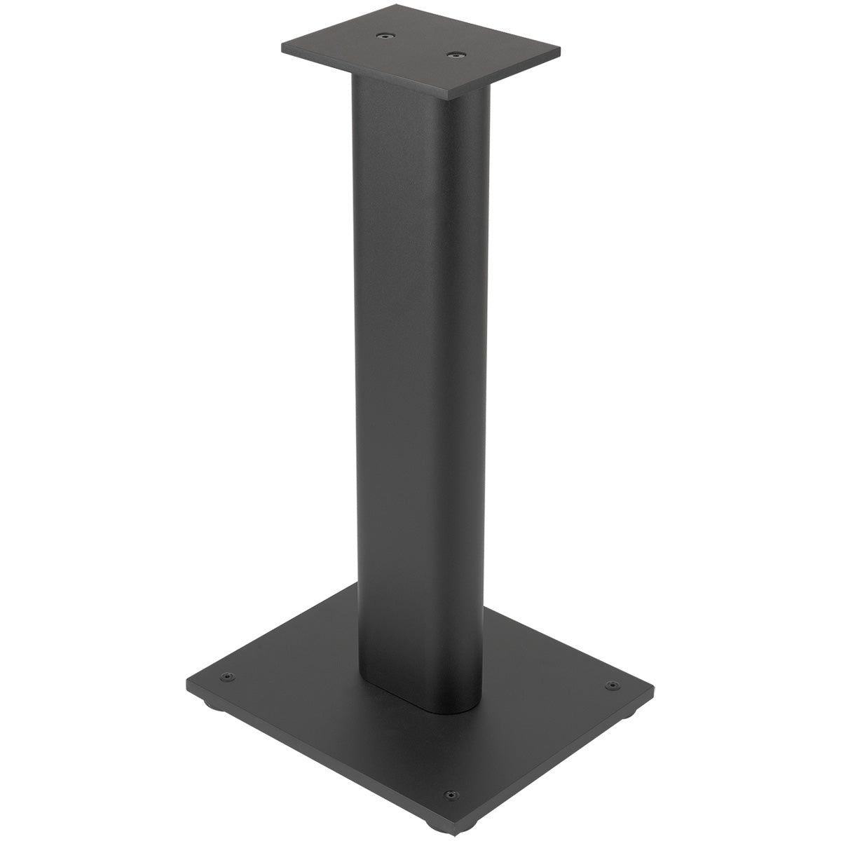 JBL Stage 2 FS Floorstands Black - single stand with no speaker three-quarter view angled right
