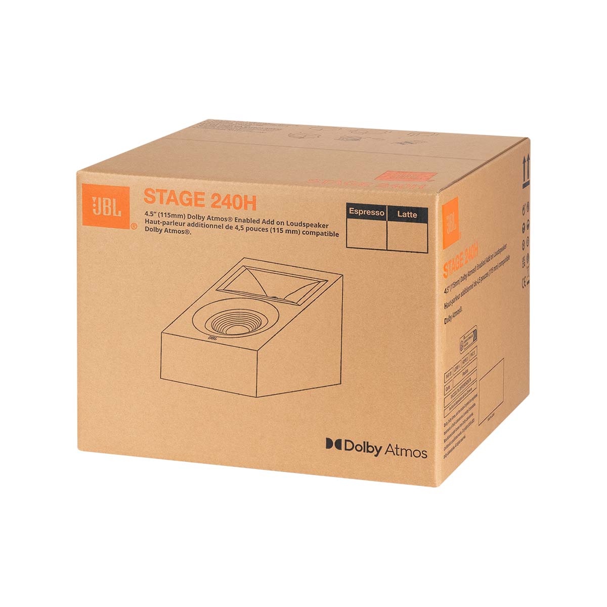 high-angle front view angled left