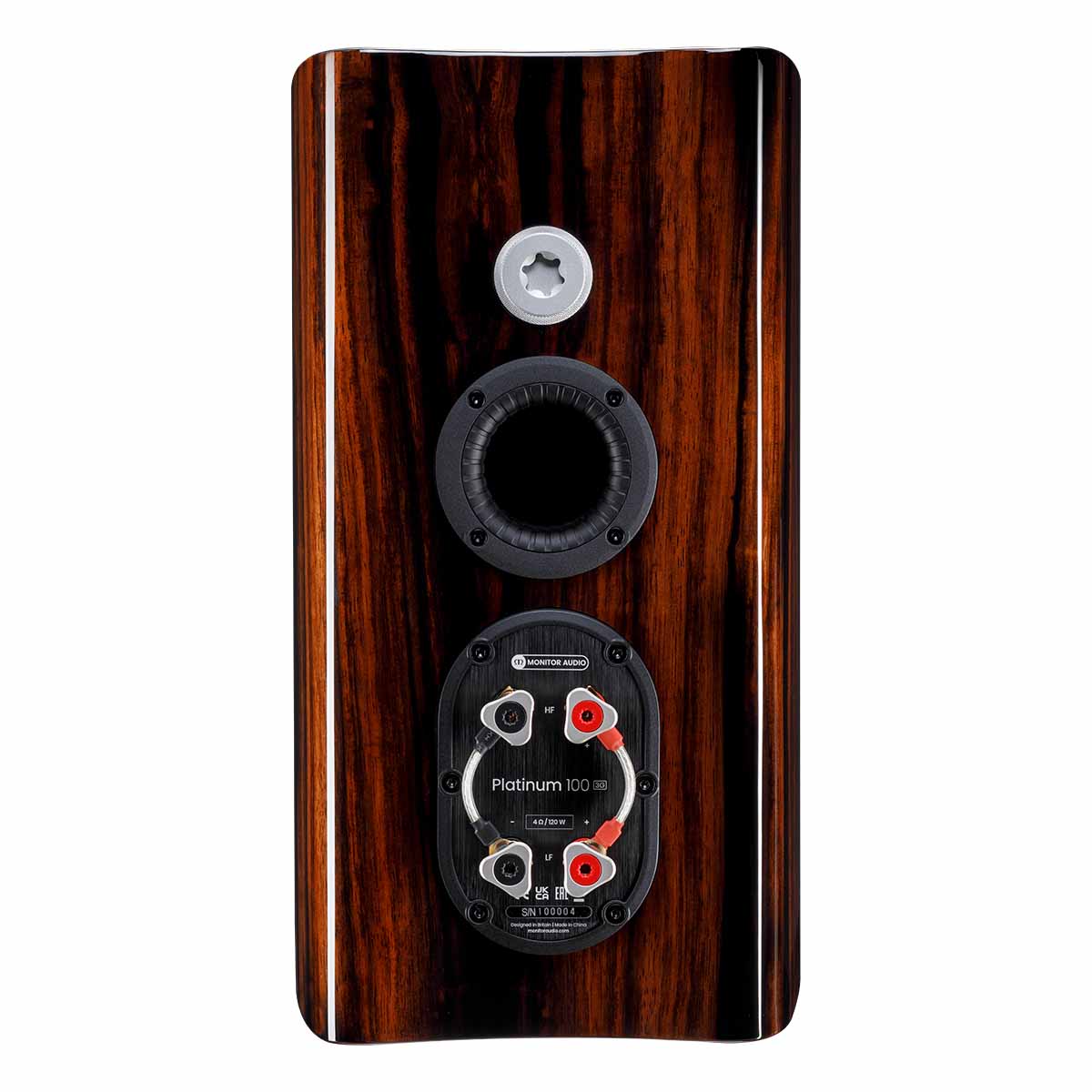 Back view of Monitor Audio Platinum 100 Speaker