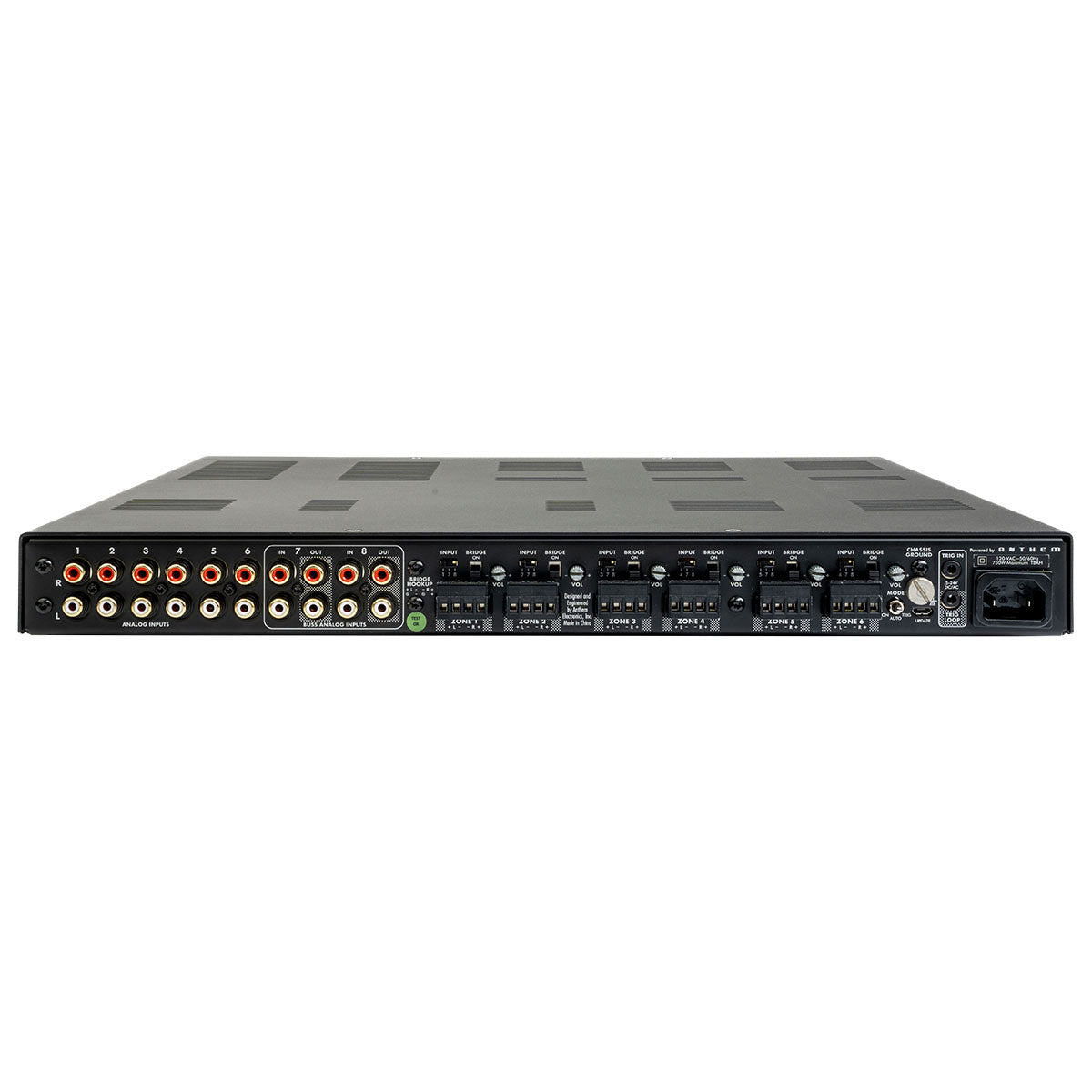 Anthem MDX-12 Multi-Channel Amplifier rear view
