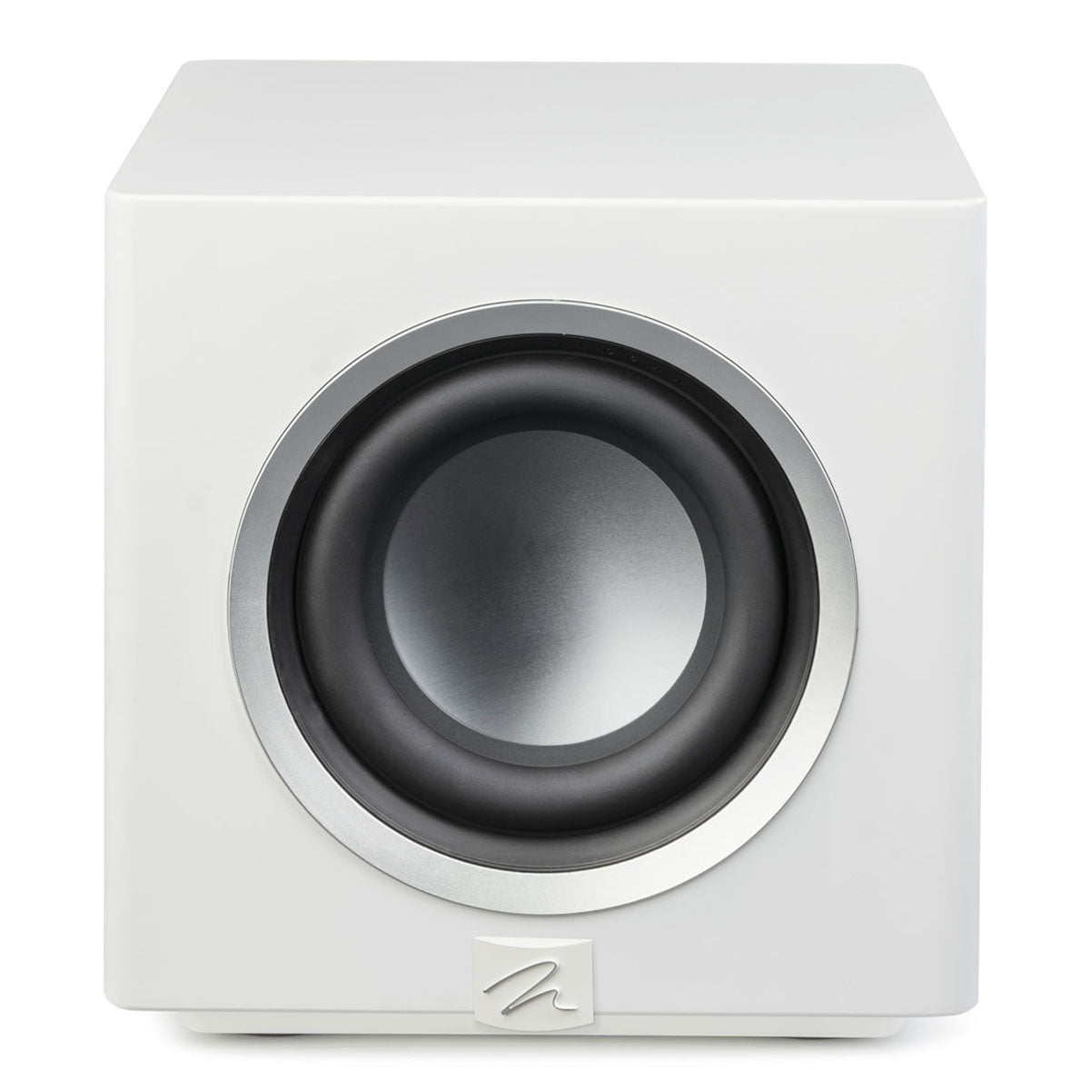 MartinLogan Abyss 8 High-Resolution Subwoofer System - White front view