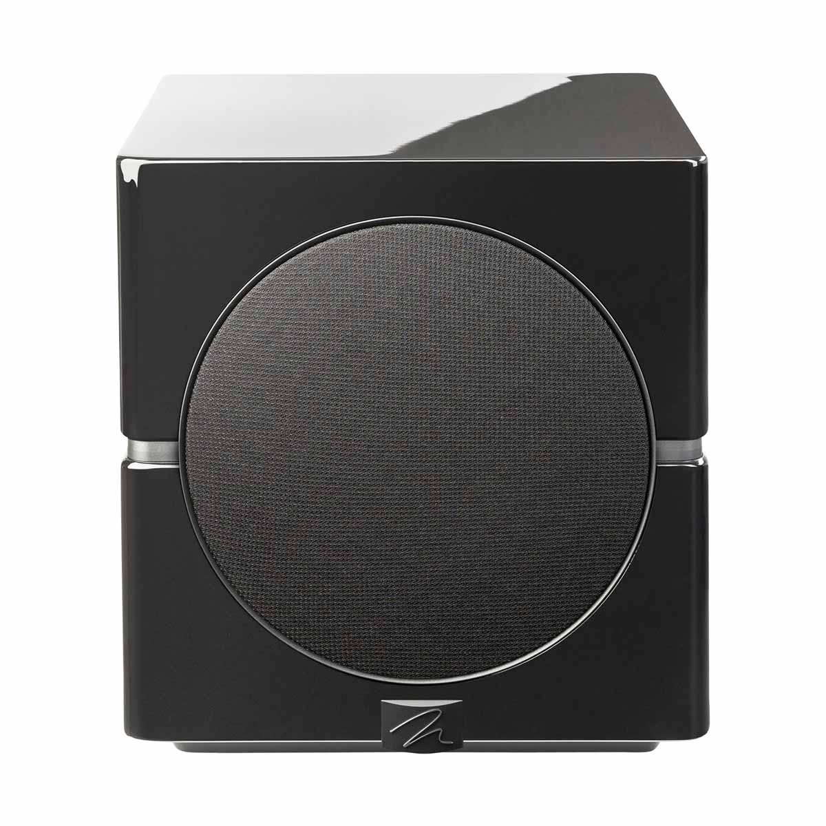 MartinLogan Dynamo 10 High-Resolution Subwoofer black front view with grille