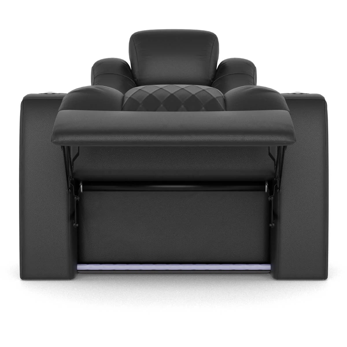 Revelation Luxury Home Theater Chair: Reclined Front View