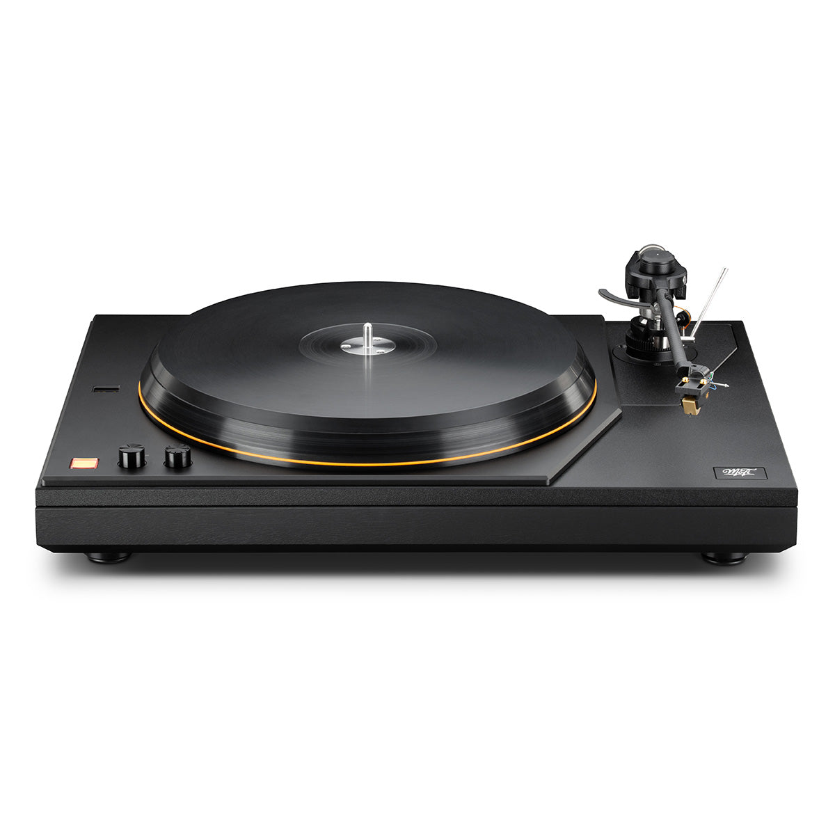 MoFi MasterDeck Turntable - black front view