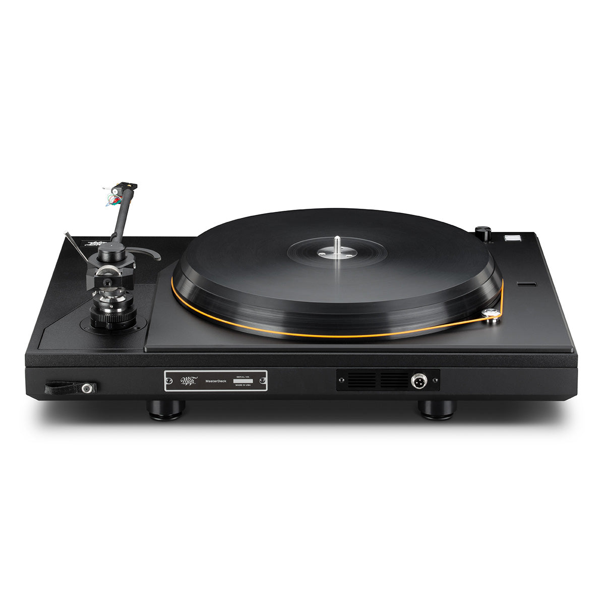 MoFi MasterDeck Turntable - black - rear view