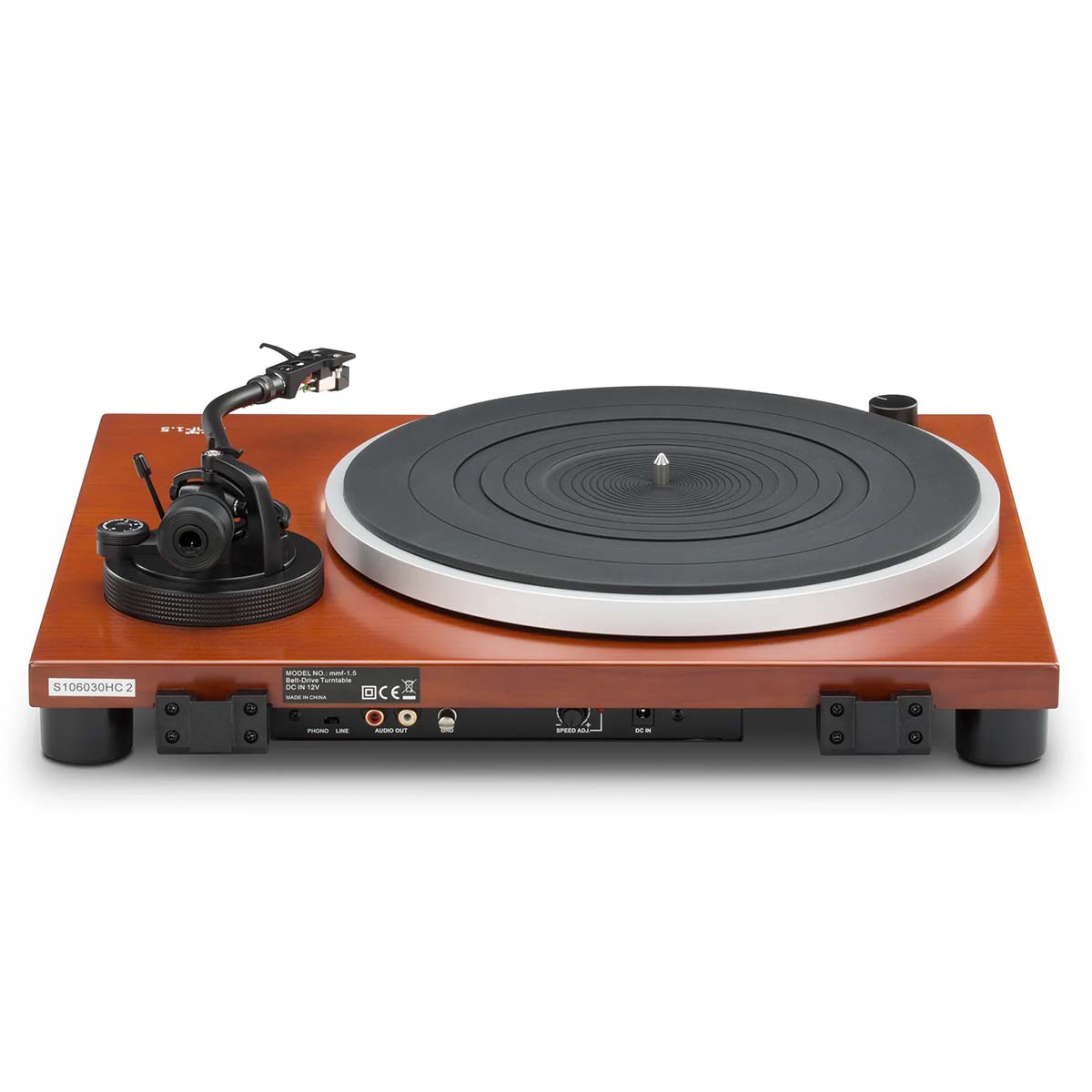 Music Hall MMF-1.5 Turntable - back view