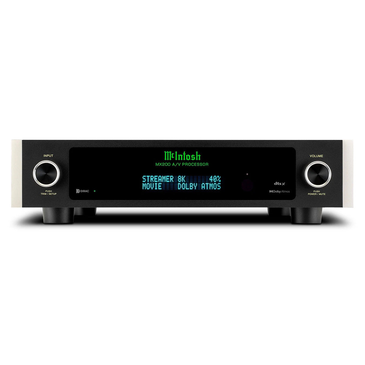 McIntosh MX200 A/V Processor - black - front view