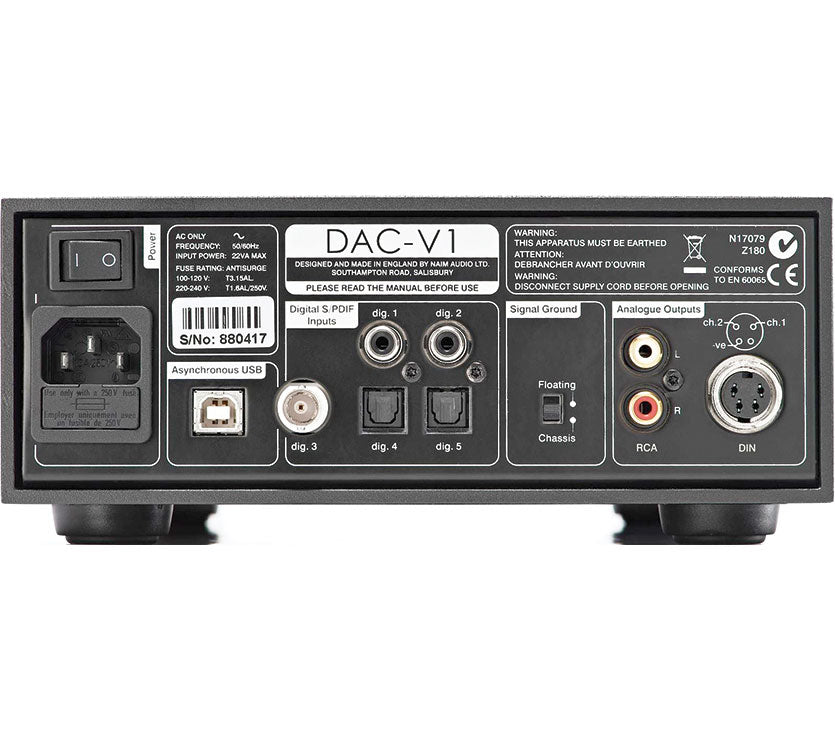 Naim DAC V-1 rear