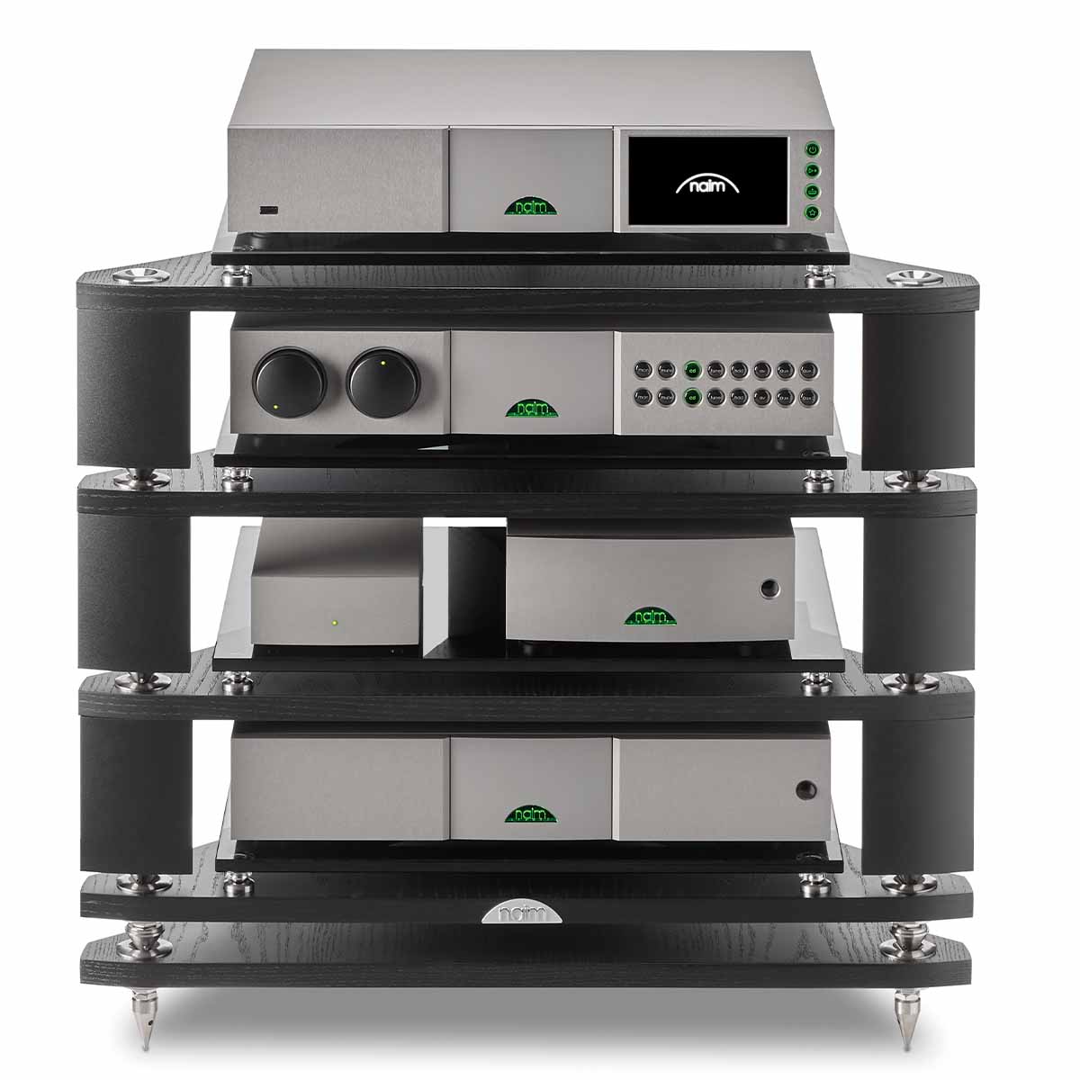 Focal Naim 10th Anniversary Edition Bundle - front view of Naim components